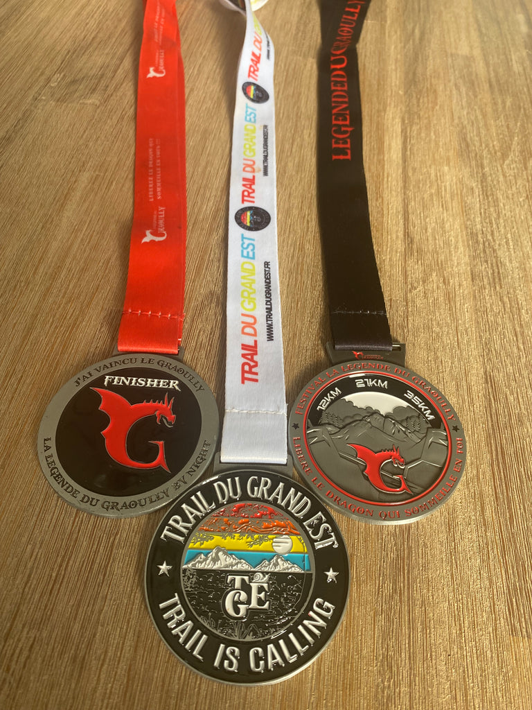 Médailles finisher personnalisées