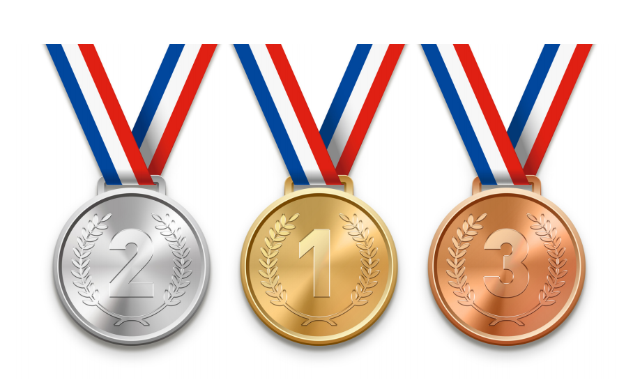 Médailles podium