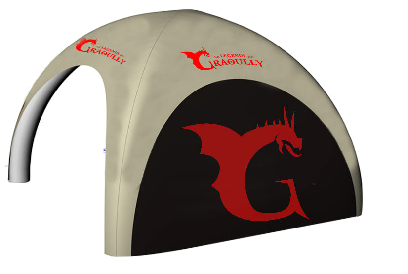 tente gonflable personnalisée